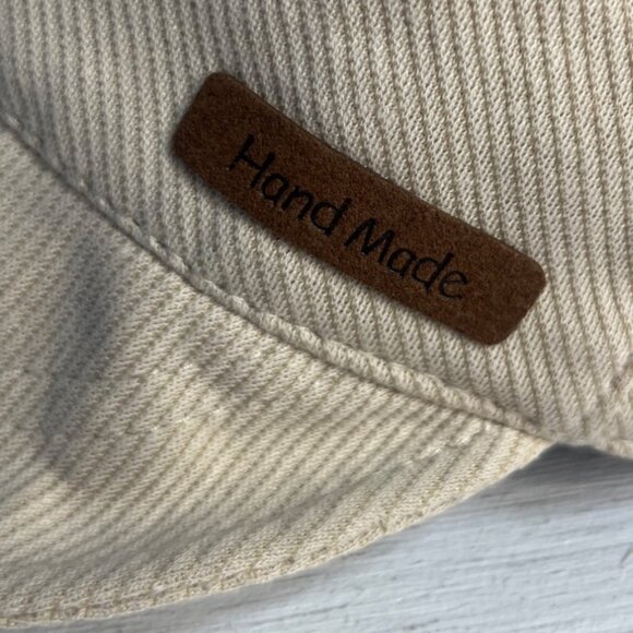 Sun Cap Hat With Adjustable Strap Gardening Beige Corduroy - Picture 5 of 7